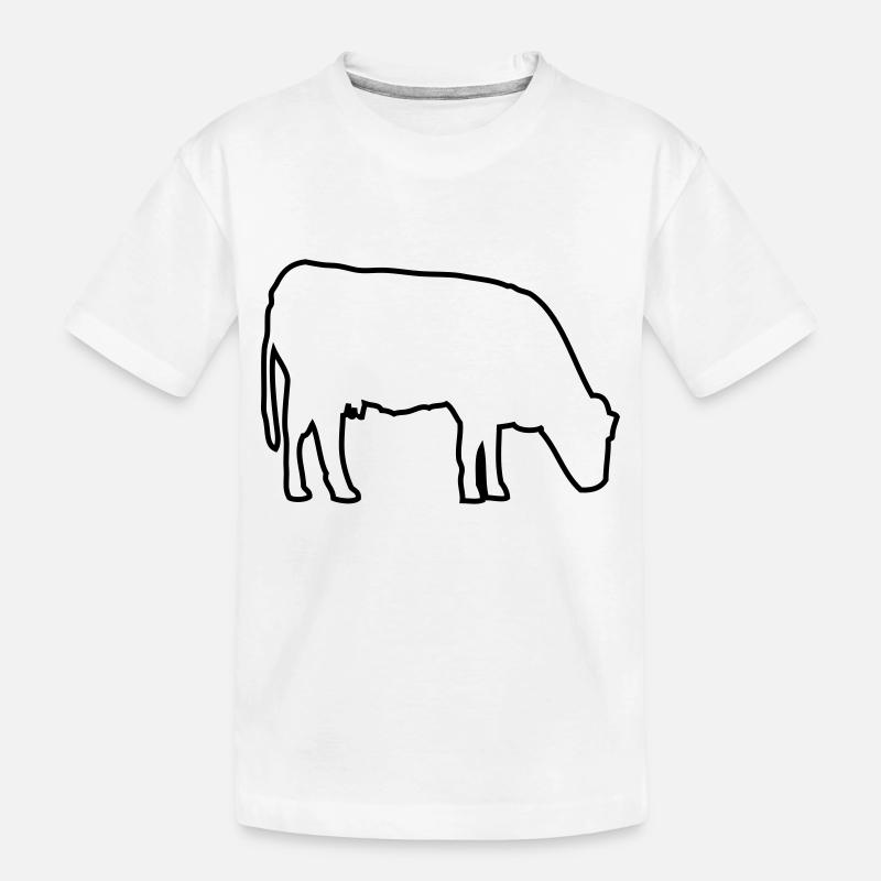 vache - T-shirt bio Premium Enfant - blanc