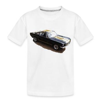 Oldtimer auto - T-shirt bio Premium Enfant - blanc - Devant