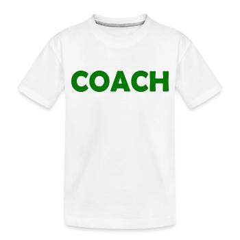 Coach - T-shirt bio Premium Enfant - blanc - Devant