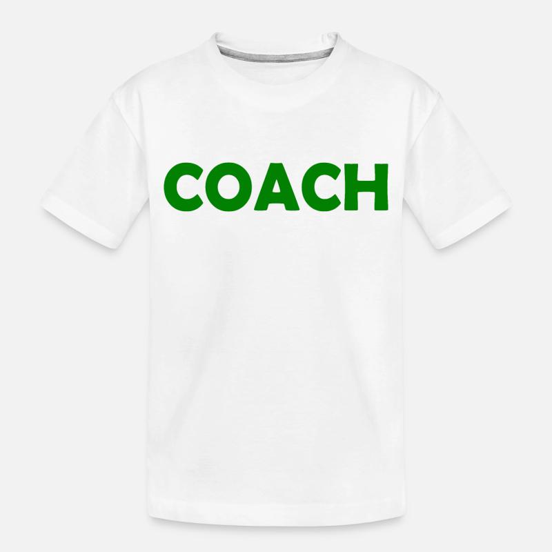 Coach - Kinder Premium Bio T-Shirt - Weiß