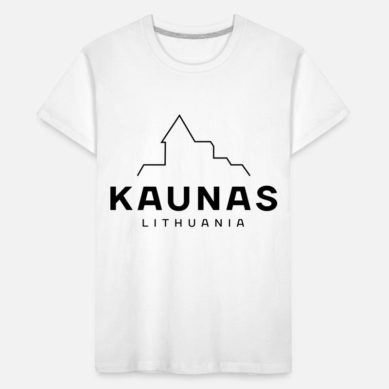Kaunas– Lituanie T-shirt bio Premium Enfant