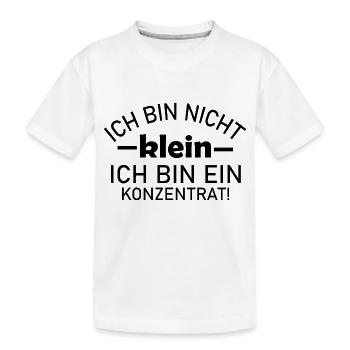 Fun Spaß Lustige - Kinder Premium Bio T-Shirt - Weiß - Vorne