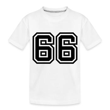 Symbole numérique 66 - T-shirt bio Premium Enfant - blanc - Devant