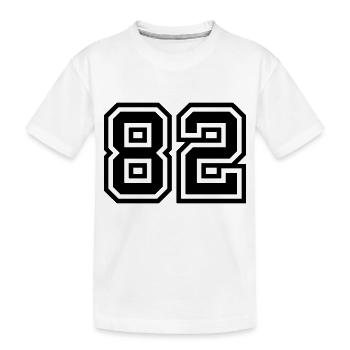 Symbole numérique 82 - T-shirt bio Premium Enfant - blanc - Devant