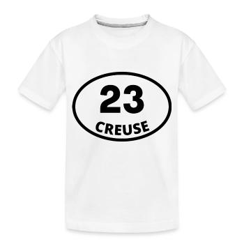 23 creuse - T-shirt bio Premium Enfant - blanc - Devant