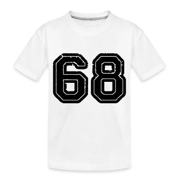 68 - Kinder Premium Bio T-Shirt - Weiß - Vorne