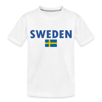 Suède - T-shirt bio Premium Enfant - blanc - Devant