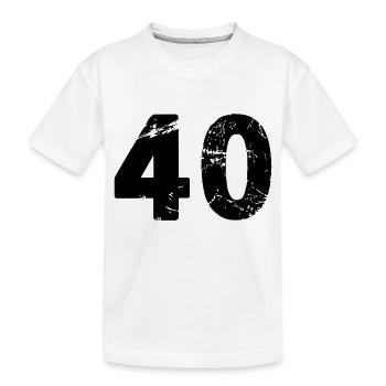 40 - T-shirt bio Premium Enfant - blanc - Devant