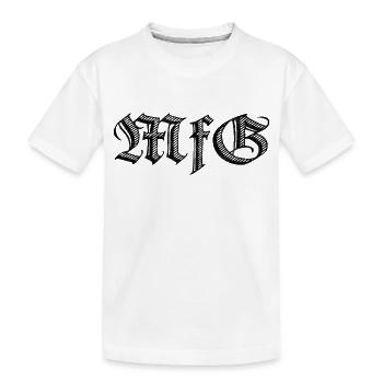 Mit freundlichen Grüßen - Kinder Premium Bio T-Shirt - Weiß - Vorne