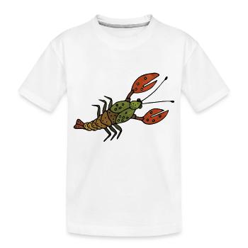 Cancer - Kids' Premium Organic T-Shirt - white - Front