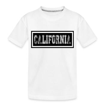 Kalifornien - Kinder Premium Bio T-Shirt - Weiß - Vorne