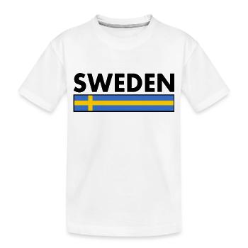 Suède - T-shirt bio Premium Enfant - blanc - Devant