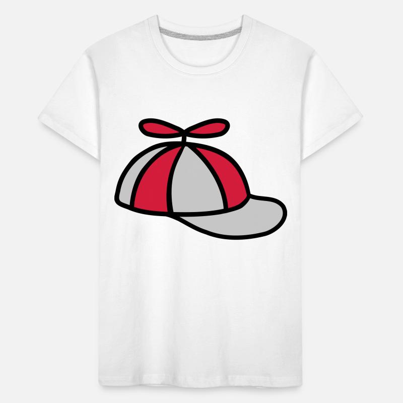 Chapeau d’hélice Conception de chapeau d’éolienne T-shirt bio Premium Enfant
