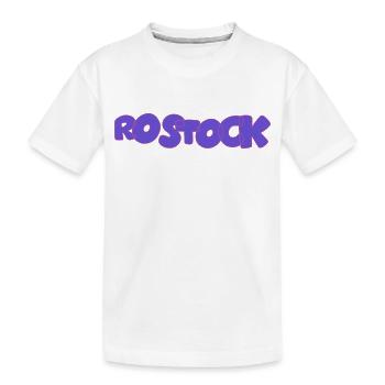 Rostock - Kinder Premium Bio T-Shirt - Weiß - Vorne