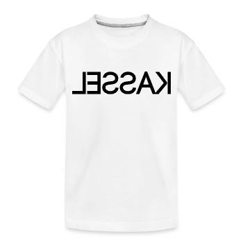 Kassel - seitenverkehrt - Kinder Premium Bio T-Shirt - Weiß - Vorne