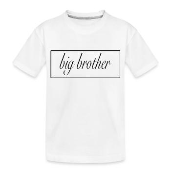 Frère aîné - T-shirt bio Premium Enfant - blanc - Devant