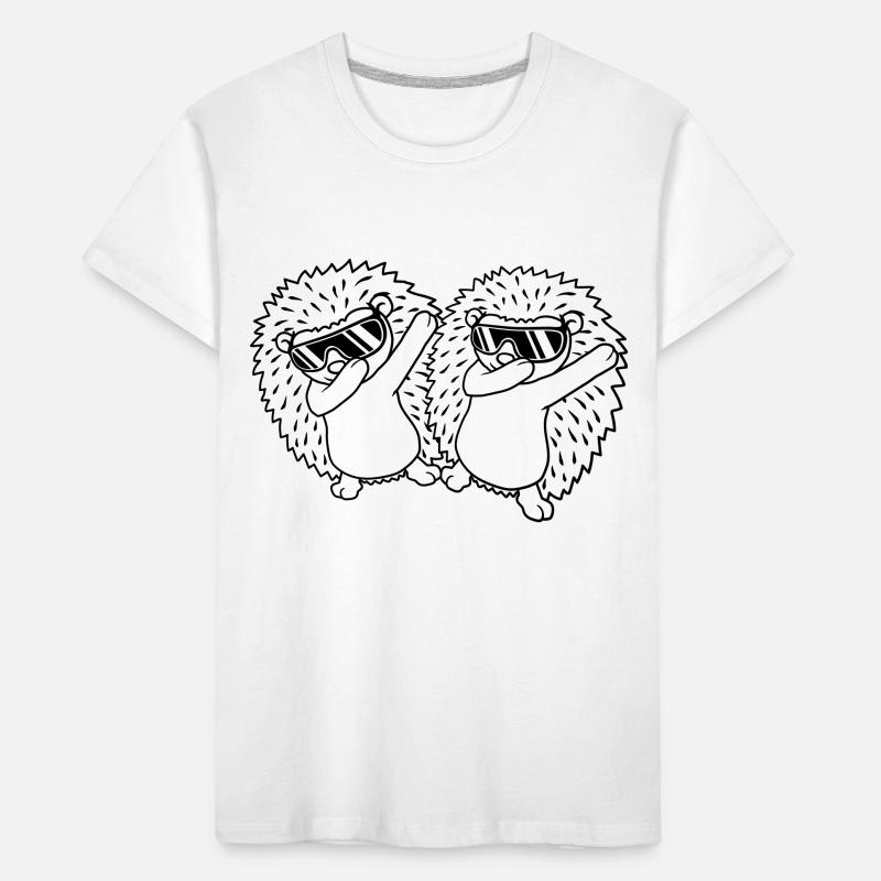 Team 2 dabbing Hedgehogs Kids' Premium Organic T-Shirt