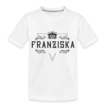 Nom Franziska - T-shirt bio Premium Enfant - blanc - Devant