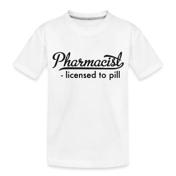 Apotheker - Kinder Premium Bio T-Shirt - Weiß - Vorne