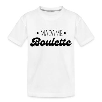 Madame boulette - T-shirt bio Premium Enfant - blanc - Devant