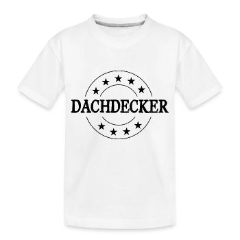 Dachdecker Beruf - Kinder Premium Bio T-Shirt - Weiß - Vorne