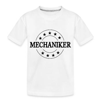 Mechaniker Beruf - Kinder Premium Bio T-Shirt - Weiß - Vorne