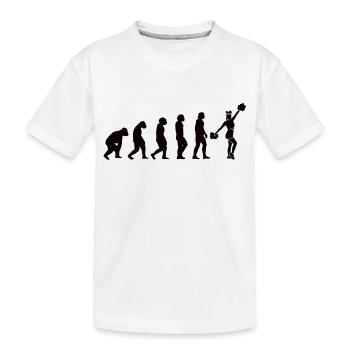 Cheerleader Gift Cheerleader Cheerleading - Kids' Premium Organic T-Shirt - white - Front