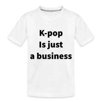 Coréen - T-shirt bio Premium Enfant - blanc - Devant