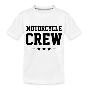 Motorcycle Crew - Kinder Premium Bio T-Shirt - Weiß - Vorne