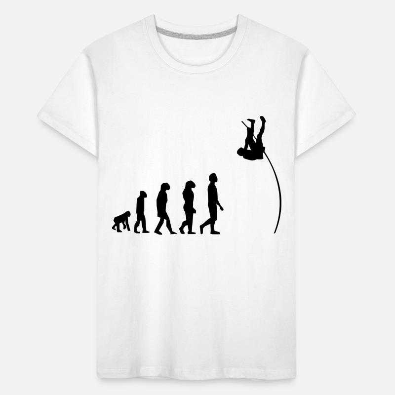 Stabhochsprung Evolution Kinder Premium Bio T-Shirt