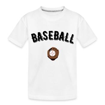 baseball - T-shirt bio Premium Enfant - blanc - Devant