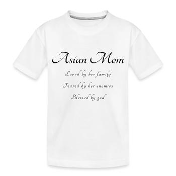 Maman asiatique Dicton - T-shirt bio Premium Enfant - blanc - Devant