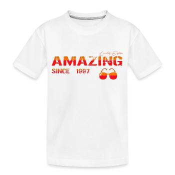 Incroyable depuis 1997 - T-shirt bio Premium Enfant - blanc - Devant