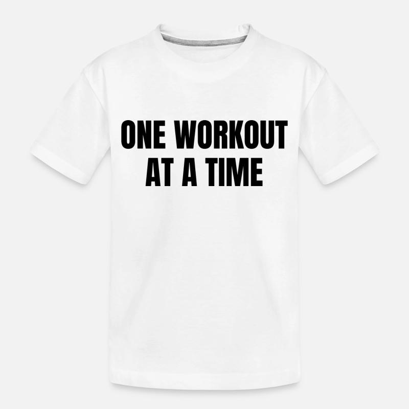 Workout - Kinder Premium Bio T-Shirt - Weiß