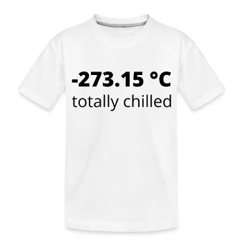 -273,15 °C totalement réfrigéré - T-shirt bio Premium Enfant - blanc - Devant