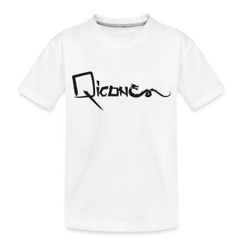 Qigong Dragon black - Kinder Premium Bio T-Shirt - Weiß - Vorne