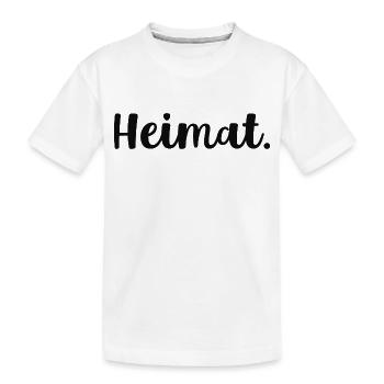 Heimat - Kinder Premium Bio T-Shirt - Weiß - Vorne
