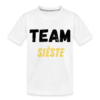 team sieste - T-shirt bio Premium Enfant - blanc - Devant