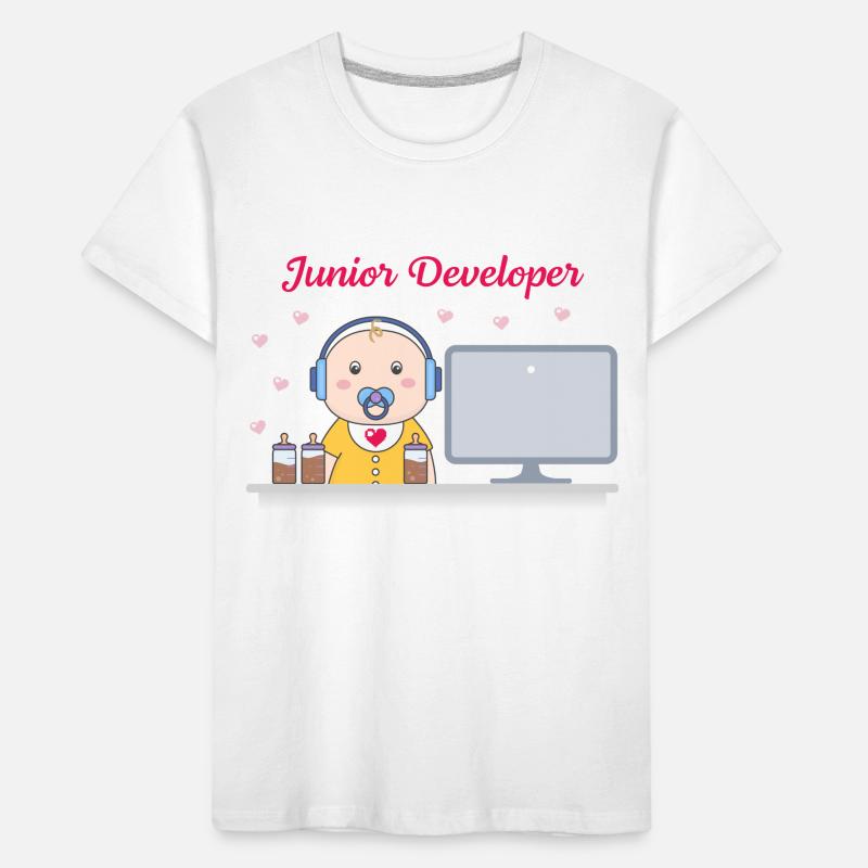 Junior Developer Kids' Premium Organic T-Shirt