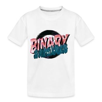 présenter cool design humour pansexuel heureux - T-shirt bio Premium Enfant - blanc - Devant