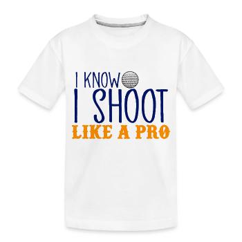 Sportif - T-shirt bio Premium Enfant - blanc - Devant