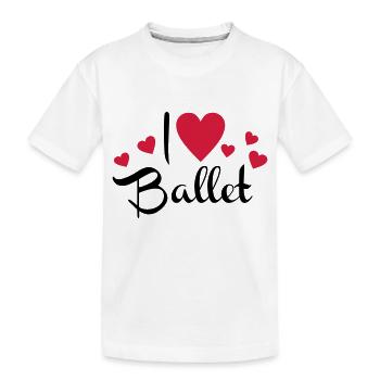 Ballet - T-shirt bio Premium Enfant - blanc - Devant