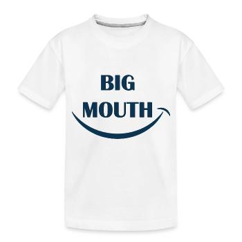 Großmaul - Kinder Premium Bio T-Shirt - Weiß - Vorne