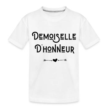 Demoiselle d'honneur - T-shirt bio Premium Enfant - blanc - Devant
