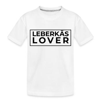 Leberkäs Lover - Kinder Premium Bio T-Shirt - Weiß - Vorne