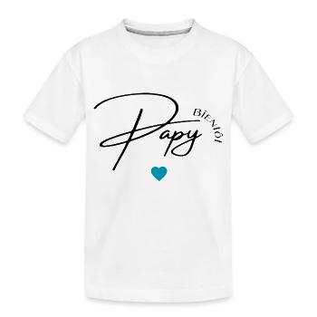 Bientôt papy - T-shirt bio Premium Enfant - blanc - Devant