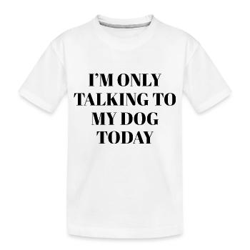 Chien de chasse - T-shirt bio Premium Enfant - blanc - Devant