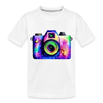 Photographing Camera Photographer Funny Photographer - Kids' Premium Organic T-Shirt - white - Front