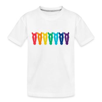 Amudy: Amadeus’Rainbow - T-shirt bio Premium Enfant - blanc - Devant