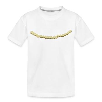 Fahrrad - Kinder Premium Bio T-Shirt - Weiß - Vorne